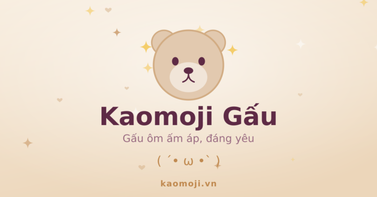 Kaomoji Gấu ʕ•ᴥ•ʔ — Copy 1 chạm