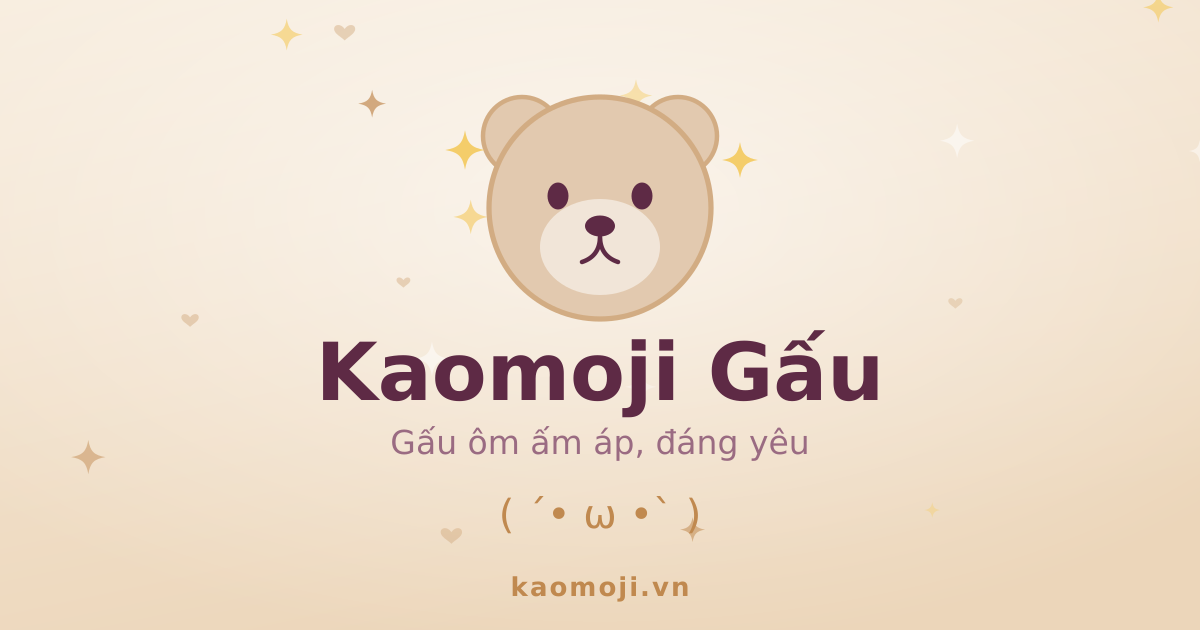 Kaomoji Gấu