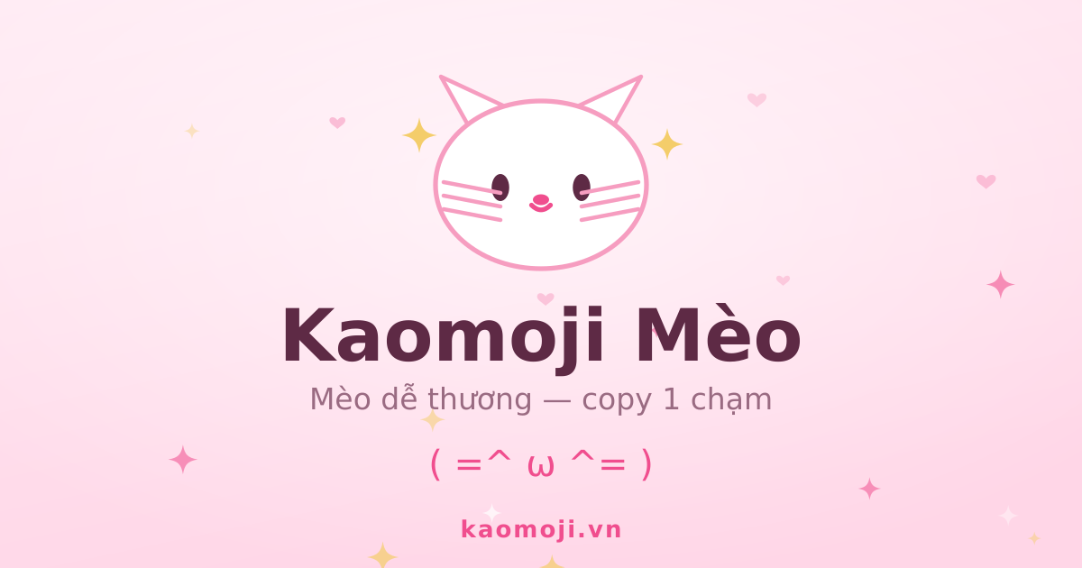 Kaomoji Mèo