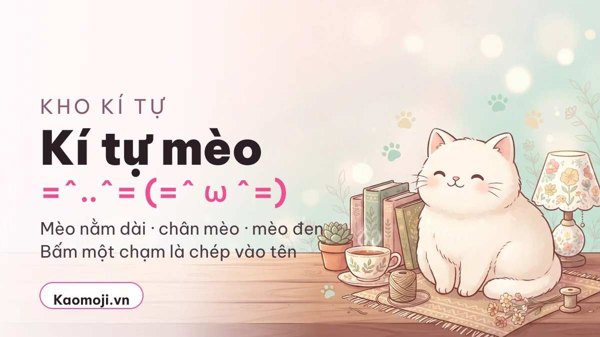 Kaomoji Mèo