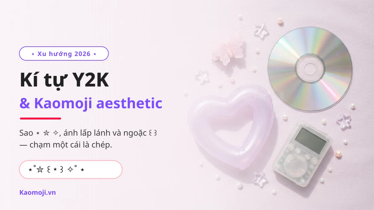 Kaomoji Y2K